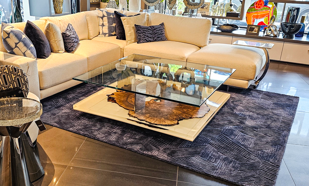 Pandion Walnut Wood Square Coffee Table - ARDITI COLLECTION®