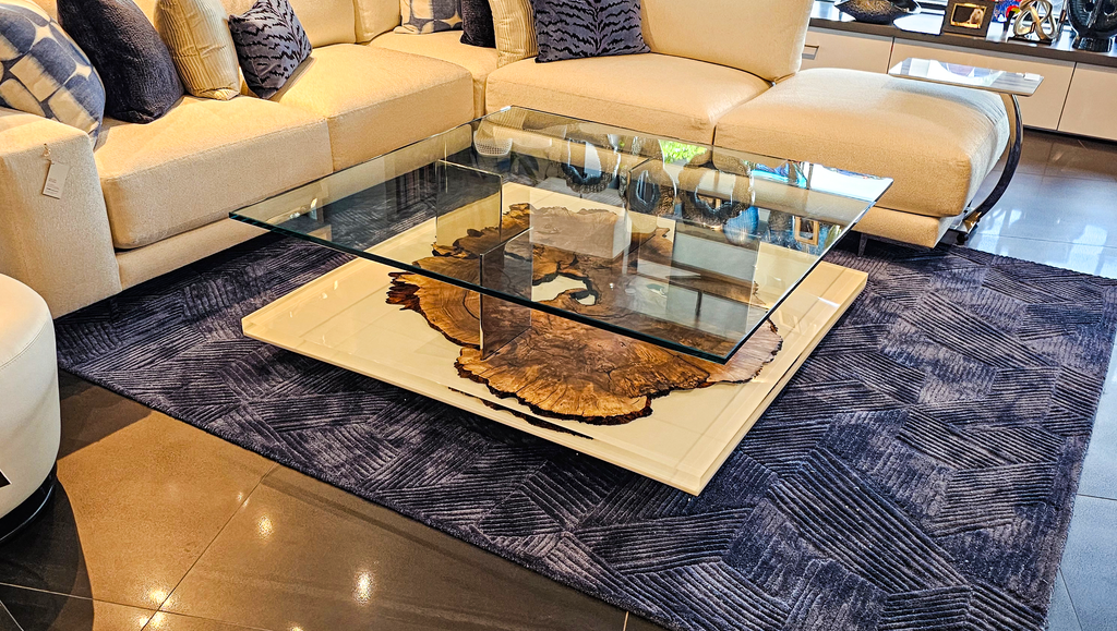 Pandion Walnut Wood Square Coffee Table - ARDITI COLLECTION®