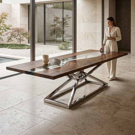 Abruzzo Walnut Dining Table