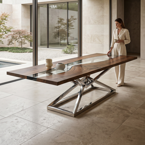 Abruzzo Walnut Dining Table