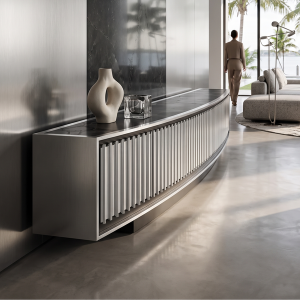 Agathon Curved Credenza