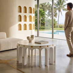 Arch Round Coffee Table