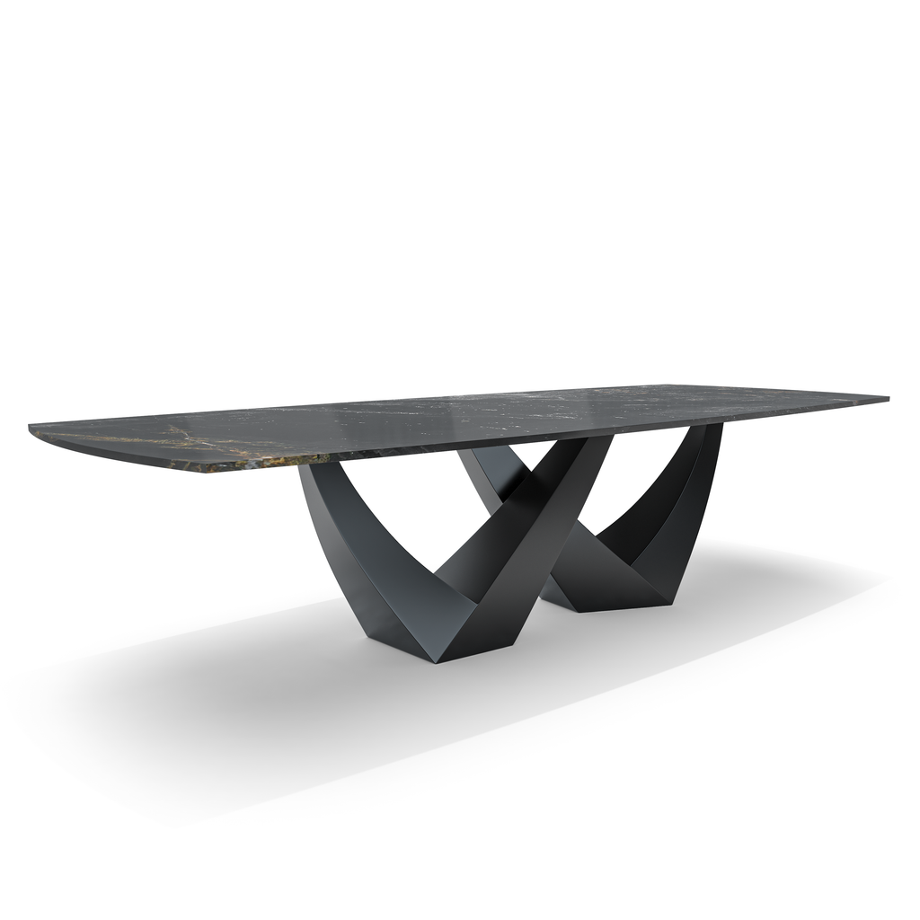 Ezio Black Marble Dining Table - ARDITI COLLECTION®