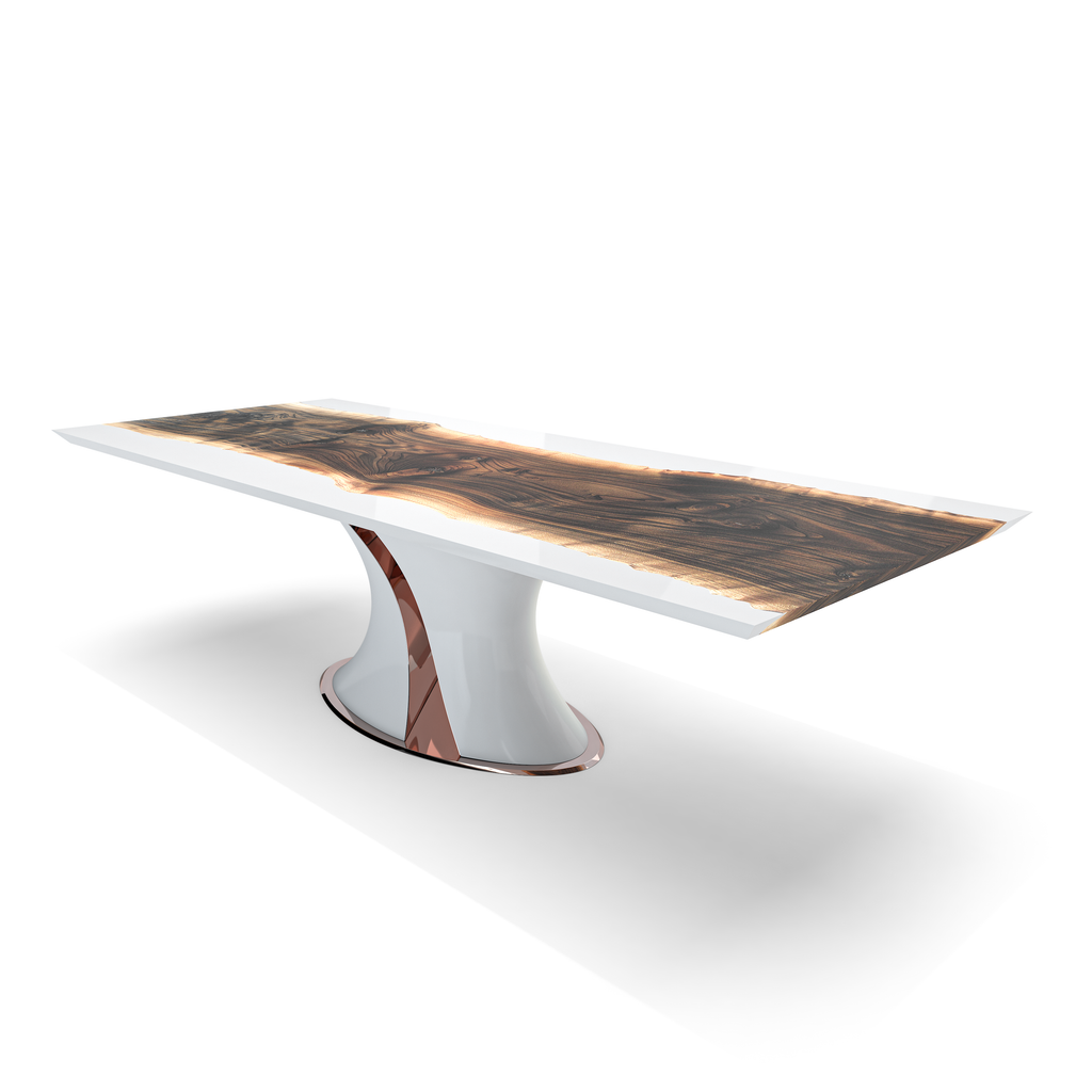 Melanios Walnut Wood Dining Table - ARDITI COLLECTION®