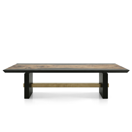 Black Aurelia Walnut Wood Dining Table