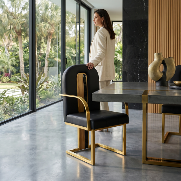 Black Atrani Dining Chair