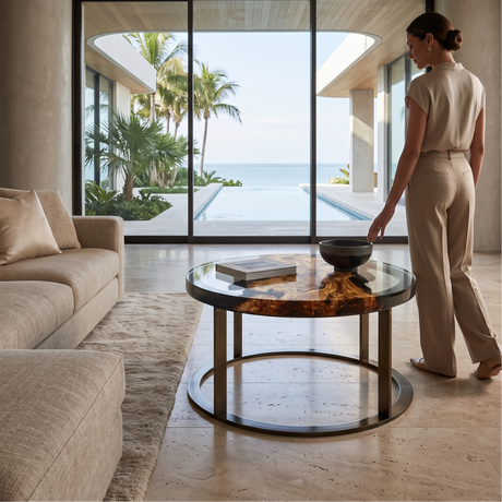 Bronze Dodona Silverberry Coffee Table