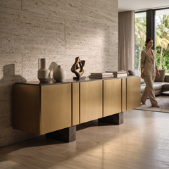 Charites Metal Resin Credenza