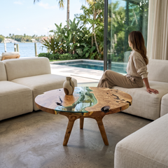 Elysion Glass River Coffee Table