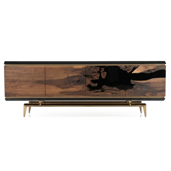 Magnes Walnut Wood Credenza