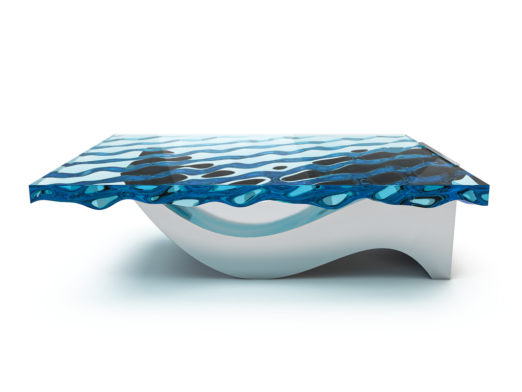Ophion Wavy Resin Coffee Table - ARDITI COLLECTION®