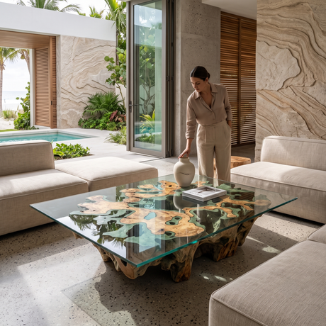 Root Rectangular Coffee Table