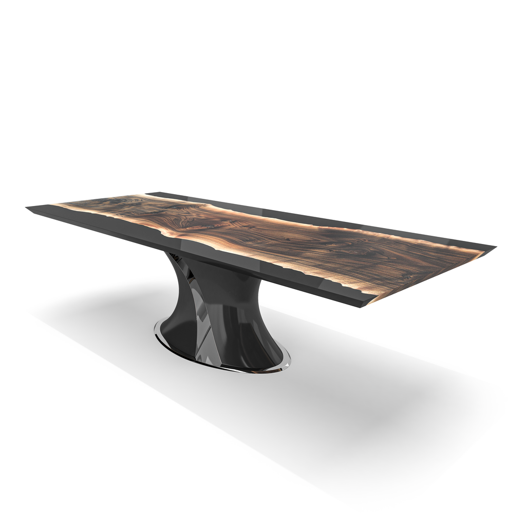 Melanios Walnut Wood Dining Table - ARDITI COLLECTION®