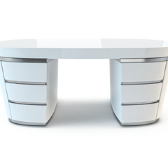 White Isara Desk