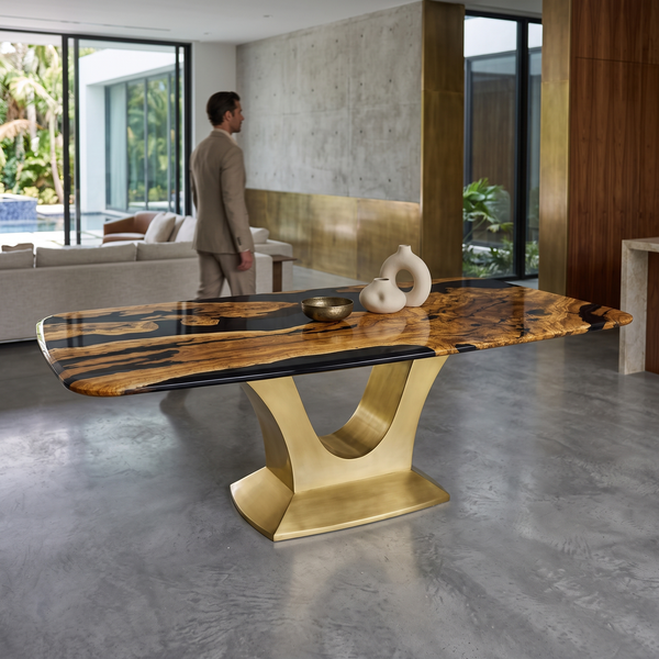 Signature Olive Wood Dining Table