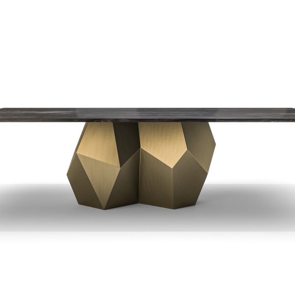 Medusa Petrified Wood Dining Table