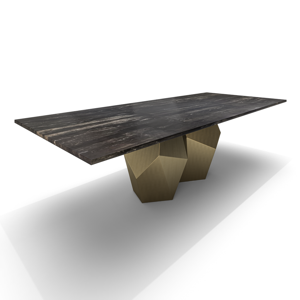 Medusa Petrified Wood Dining Table - ARDITI COLLECTION®