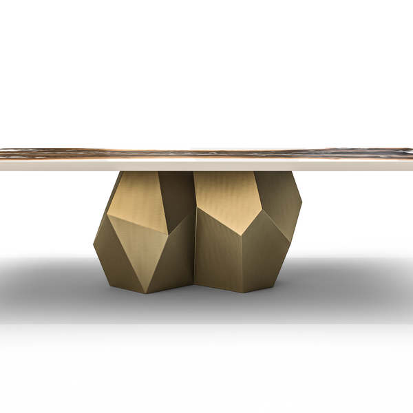 Medusa Walnut Wood Dining Table