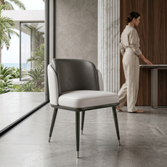 White Ariane Dining Chair