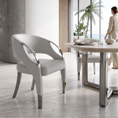 White Metis Dining Chair