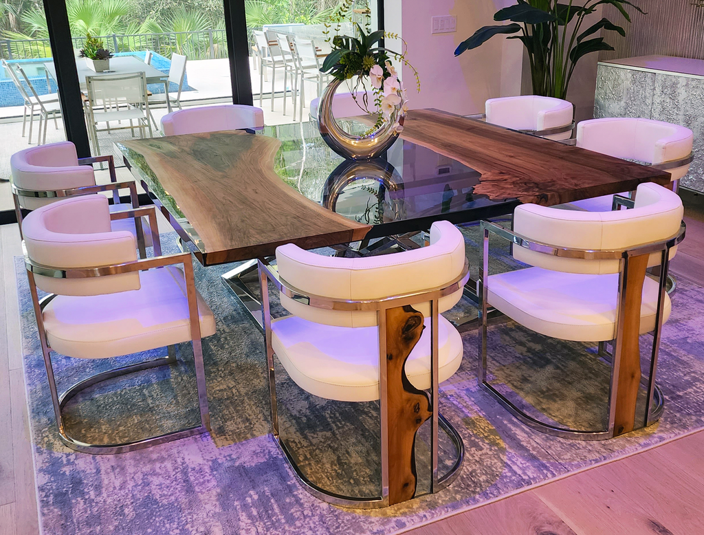 Abruzzo Square Walnut Dining Table - ARDITI COLLECTION®