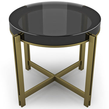  black candy round coffee table, modern coffee table, resin coffee table, gun metal resin coffee table, brushed stainless steel coffee table, round coffee table, coffee table for living room, sleek coffee table, sophisticated coffee table, industrial coffee table, gun metal coffee table, resin and steel coffee table, brushed stainless steel base, PVD titanium coated base