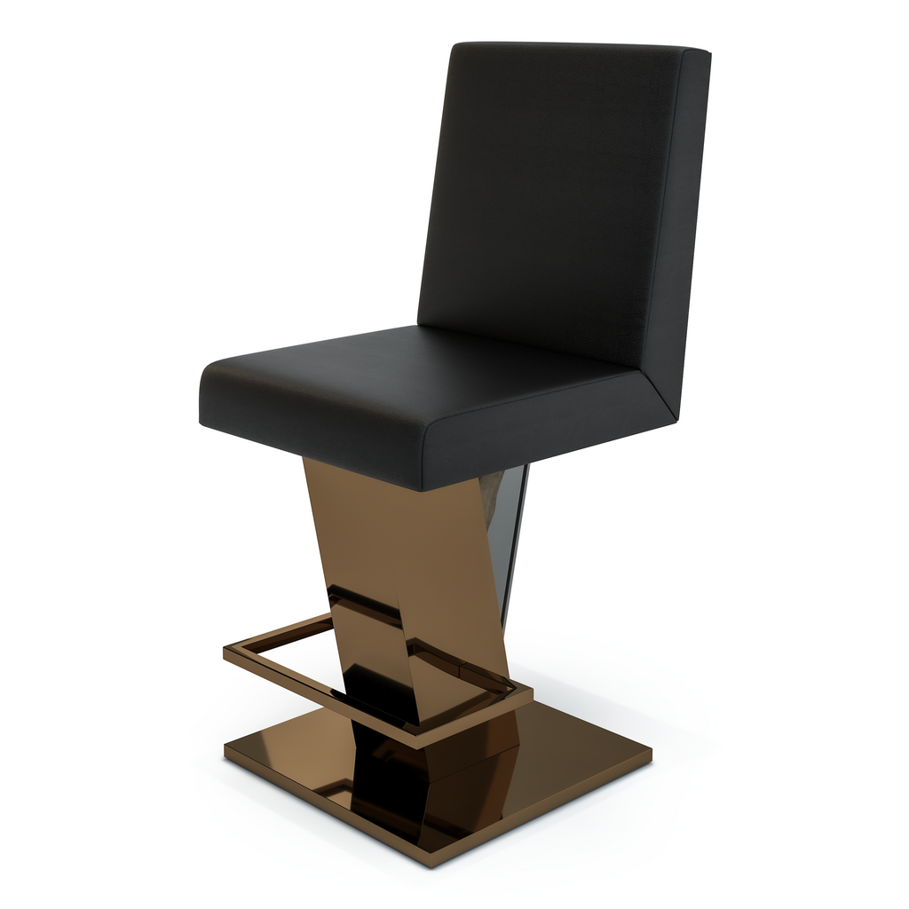 Black Evandros Counter/Bar Chair - ARDITI COLLECTION®