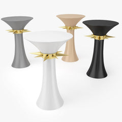 Brass Spike End Table
