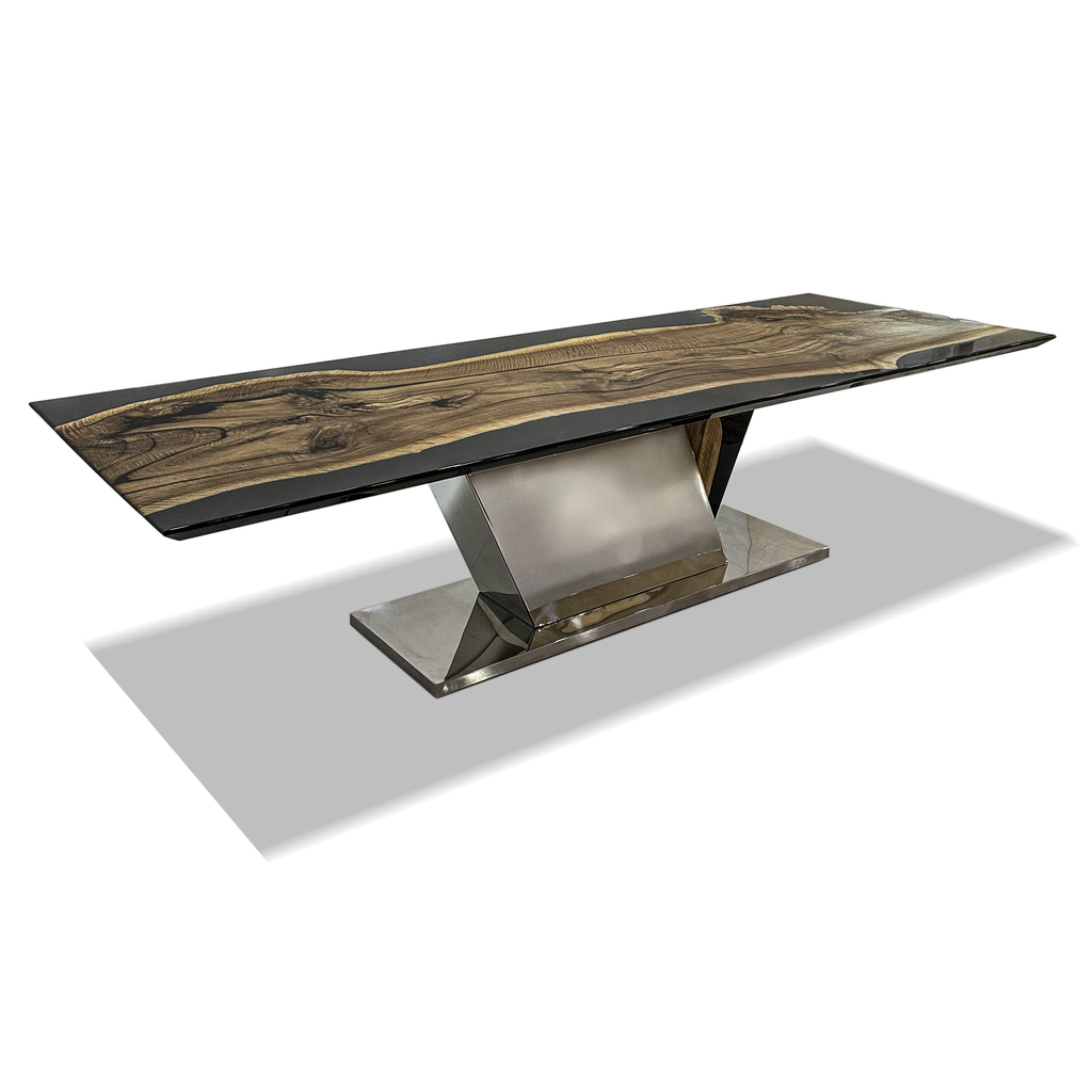 Dark Evandros Walnut Dining Table - ARDITI COLLECTION®