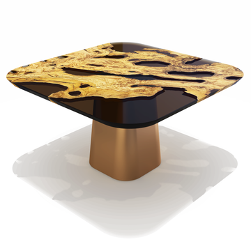 Dryope Square Olive Wood Dining Table - ARDITI COLLECTION®