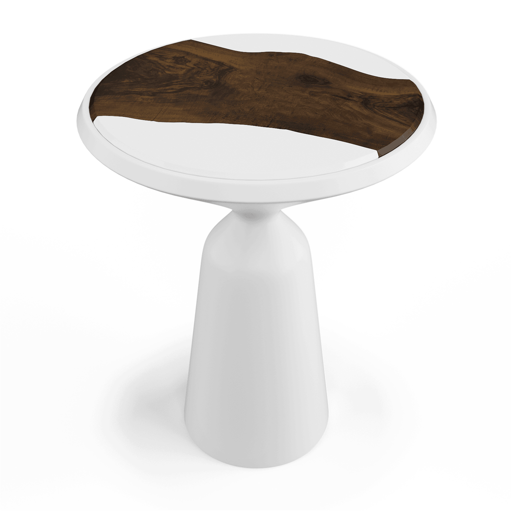Elpenor White End Table - ARDITI COLLECTION®
