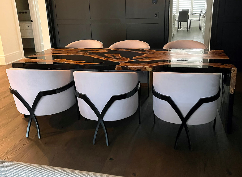 Waterfall Olive Wood Dining Table - ARDITI COLLECTION®