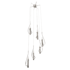 Floating Candles Hanging Lamp Round