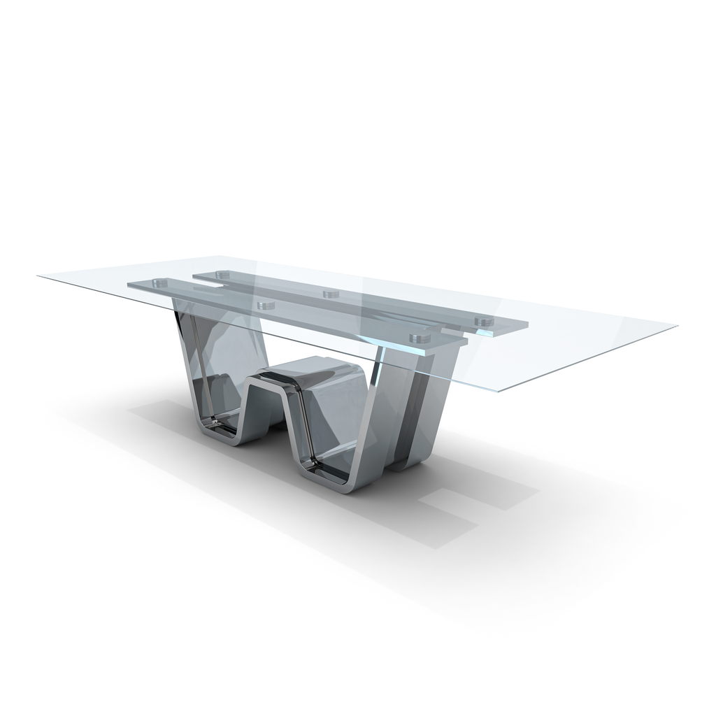 Eldoris Glass Dining Table - ARDITI COLLECTION®