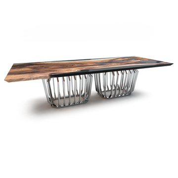 Kastalia Walnut Wood Dining Table - ARDITI COLLECTION®