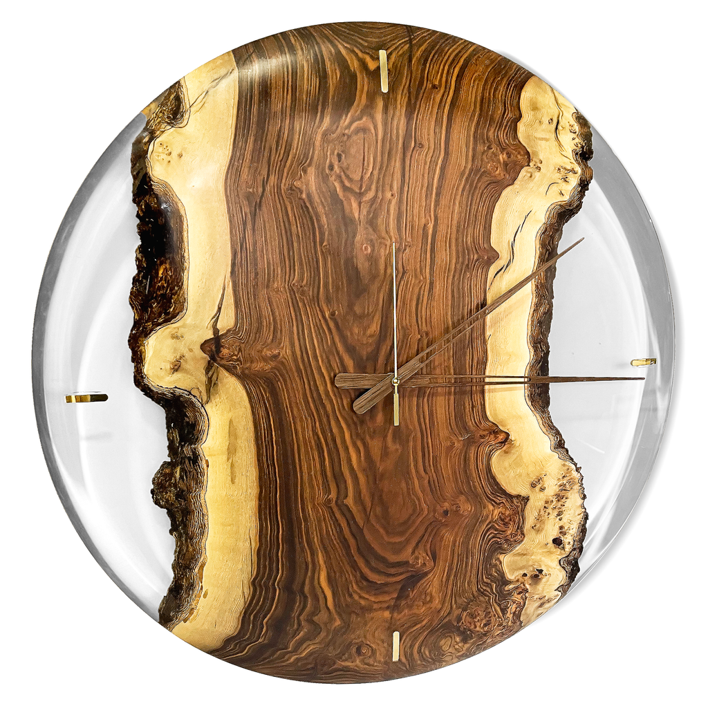 Khronos Hackberry Wood Wall Clock - ARDITI COLLECTION®