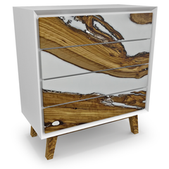 Lampetia Olive Wood White Dresser