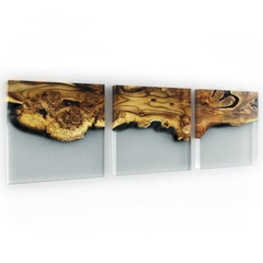 Luxury Silverberry Wood Wall Unit