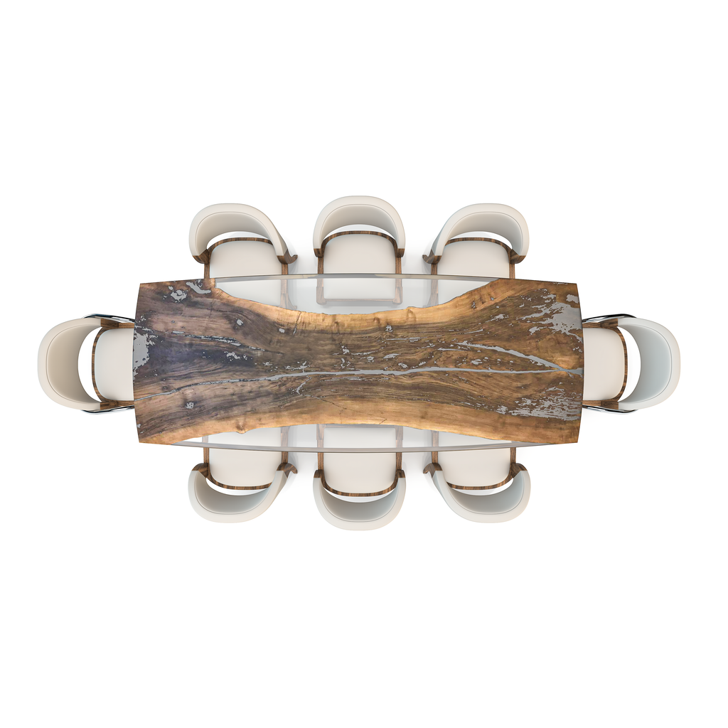 Meliades Walnut Wood Dining Table - ARDITI COLLECTION®