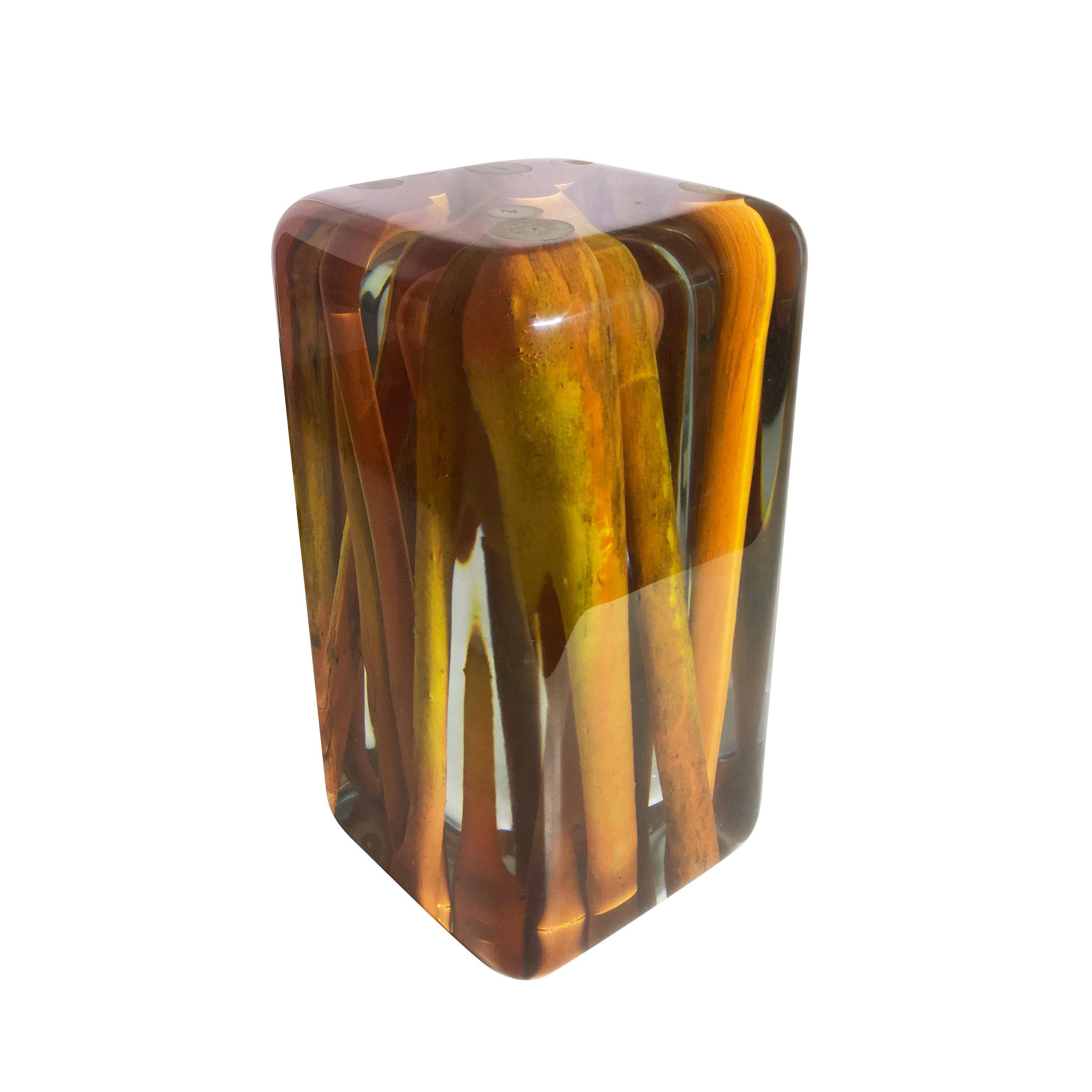 Orange Sticks Cube