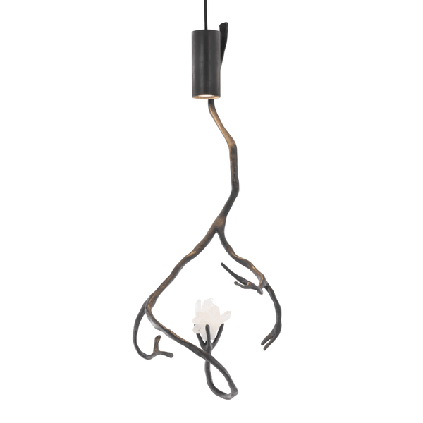Orpheus Mountain Crystal Hanging Lamp