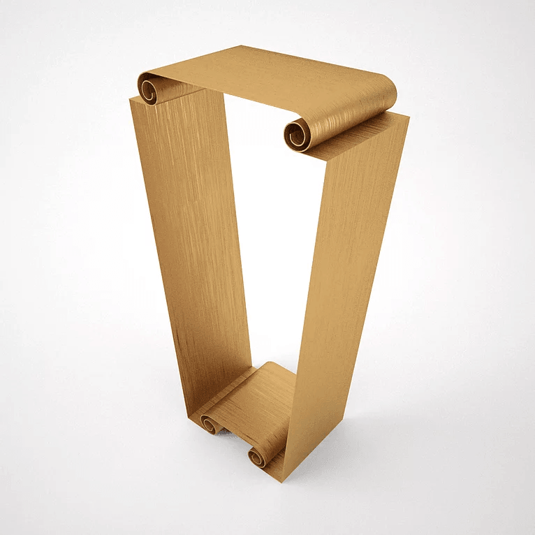 Scroll Pedestal