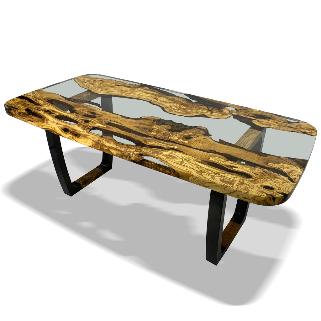 Staphyle Olive Wood Squoval Dining Table - ARDITI COLLECTION®