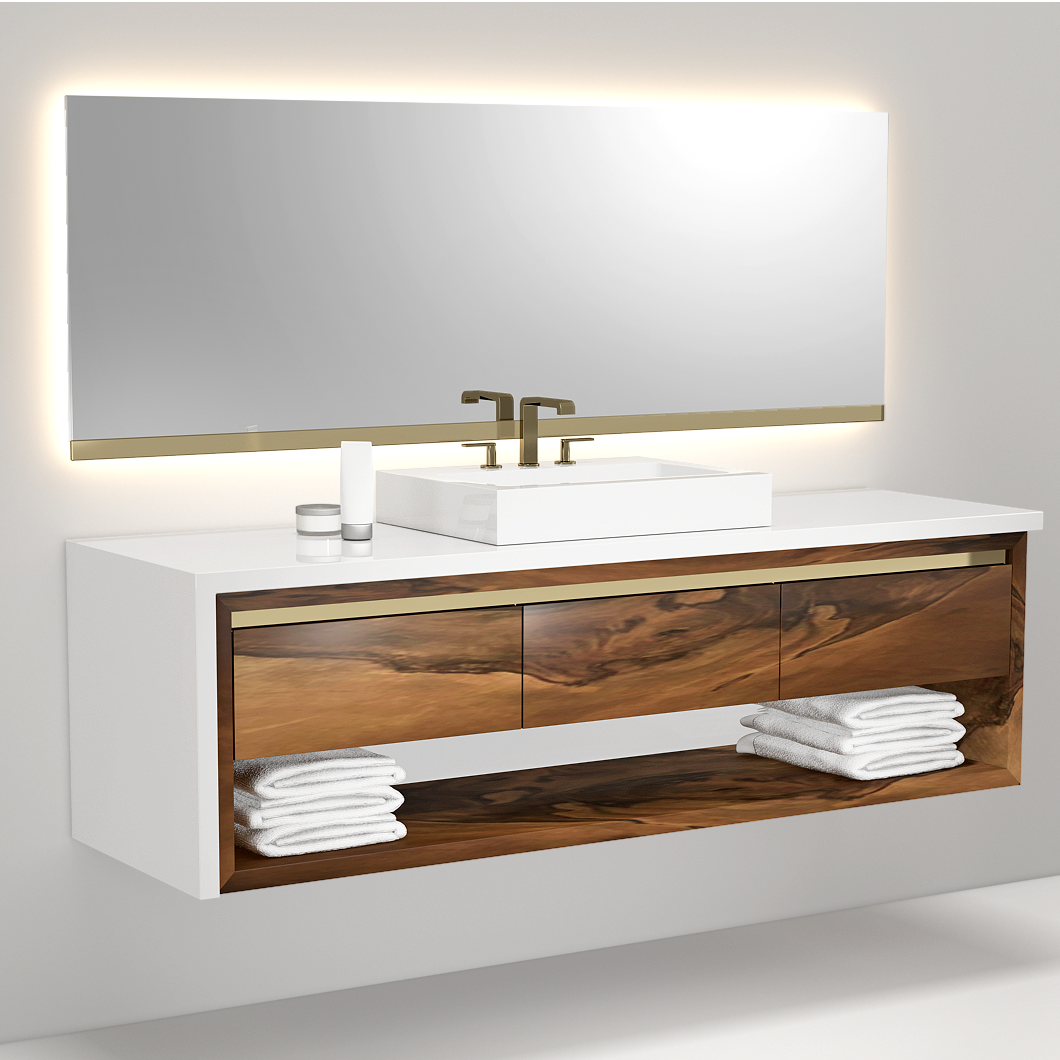 Victoria Walnut Vanity