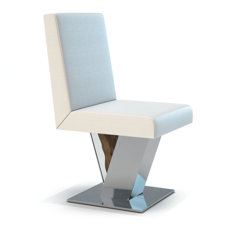 White Evandros Dining Chair