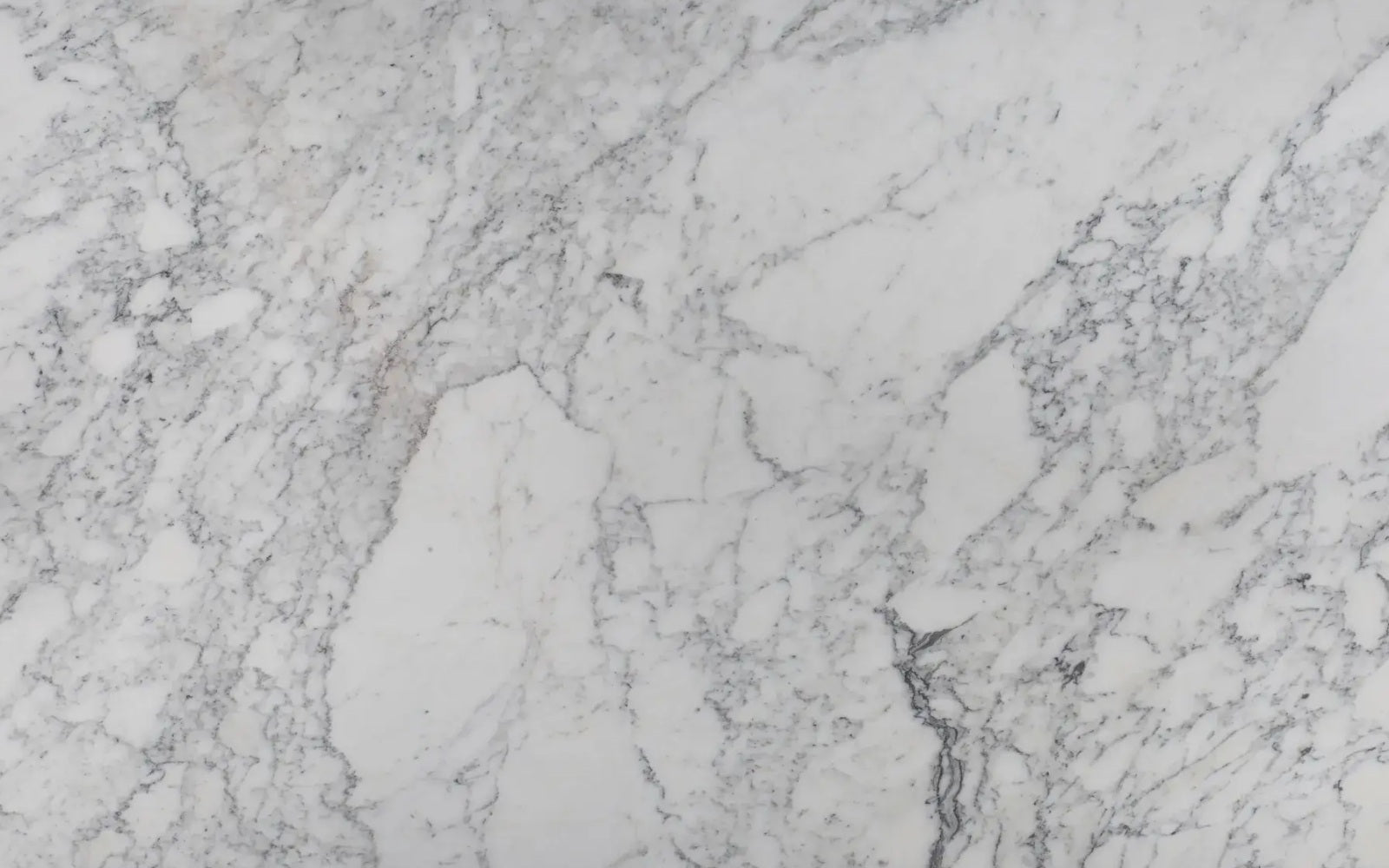 Natural Stone & Architectural Porcelain — Quarried Crystalline Veined White Marble Slab